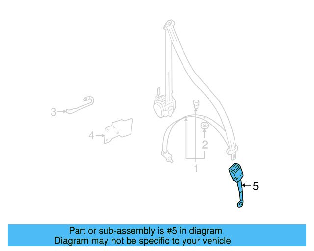 Buckle End 3D0-857-755-G-MCZ