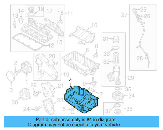 Lower Cover 03L-103-660-C - View 12