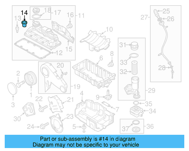 Valve Cover Sleeve 057-103-831-B - View 17