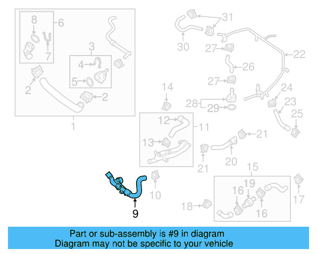 Reservoir Hose Clamp N-906-869-02 - View 290