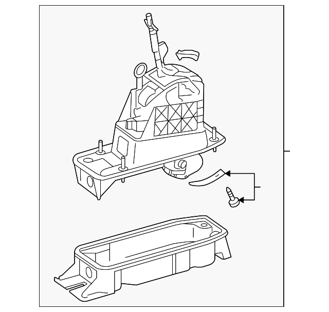 Front Console Front Bracket 1K0-863-525-A - View 22