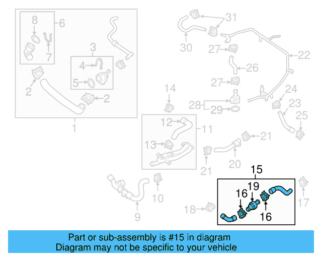 Reservoir Hose Clamp N-906-869-02 - View 274