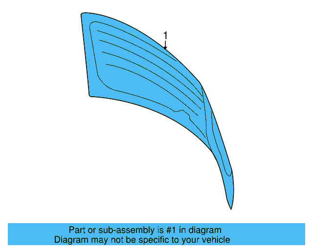 Lift Gate Glass 5K6-845-051-AG-NVB - View 8
