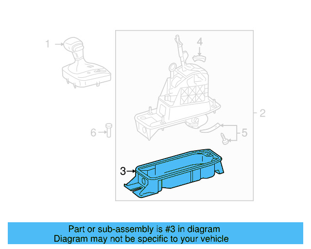 Front Console Rear Bracket 1K0-861-371-B - View 48