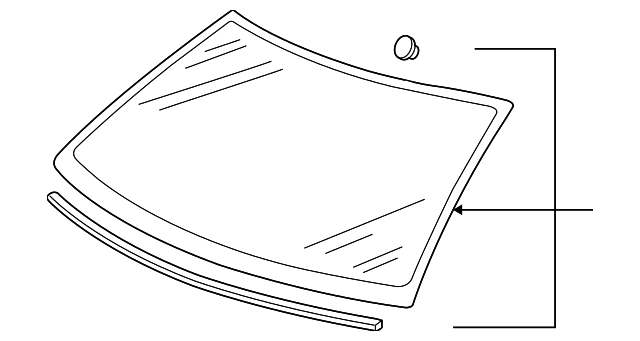 Windshield 1K5-845-011-BB - View 4