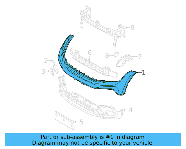Bumper Cover 5NN-807-217-AK-GRU - View 8