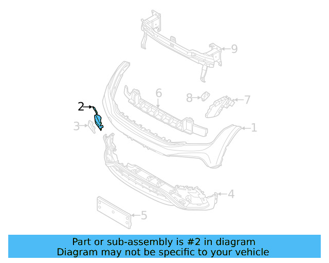 Tow Eye Cap 5NN-807-155-A-GRU - View 3