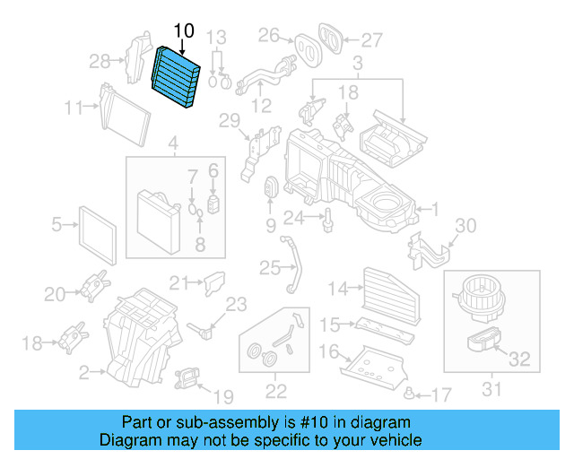 Heater Core 3C0-819-031-A - View 15