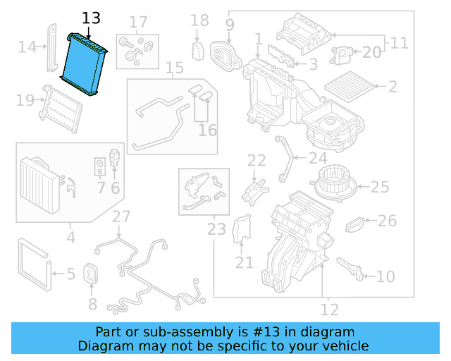 Heater Core 5Q0-819-031-B - View 30