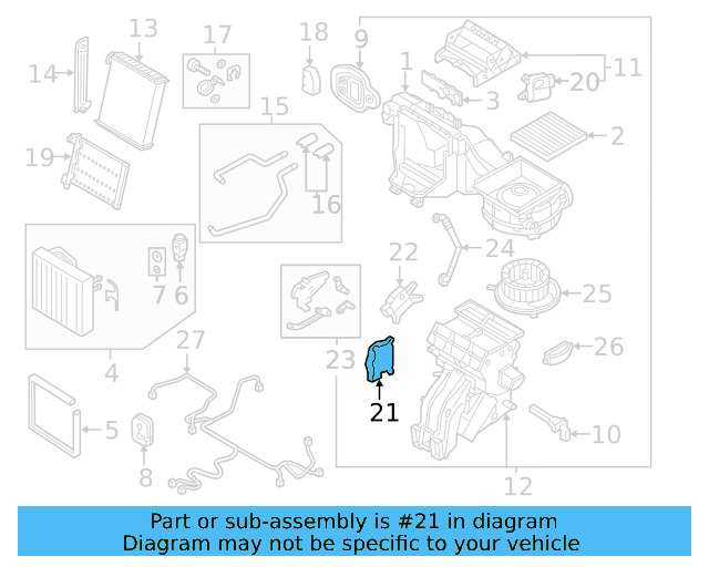 Adjust Motor 5WA-898-511 - View 30