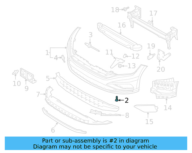 Wheel Opening Molding Screw N-910-907-01 - View 53