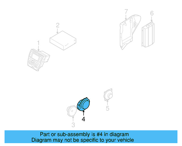 Front Dr Speaker 3D0-035-454-H