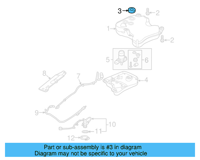 Filler Cap 3C0-131-980 - View 20