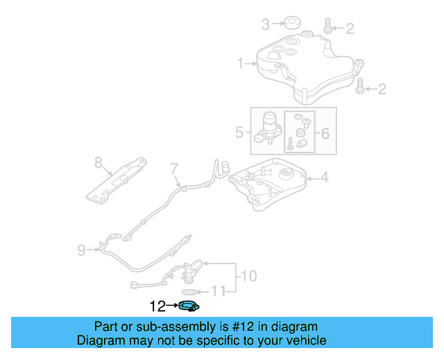 Injector Pump Retainer Clip 04L-253-725-J - View 12