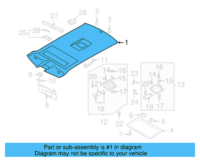 Headliner 3D7-867-501-M-3S3