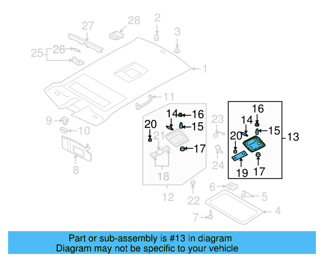 Rear Lamp Assembly 3D0-947-136-A-6C3