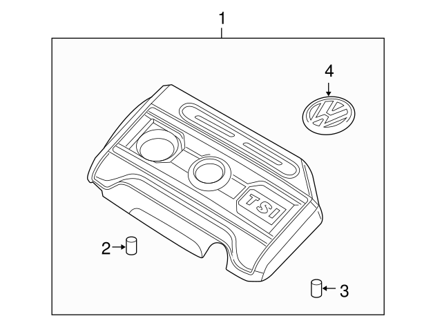 Engine Cover Connector 06J-103-226-A - View 64