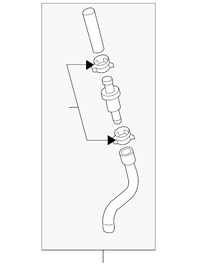 Water Hose 1K0-121-063-J - View 4