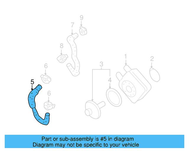 Inlet Hose 022-121-058-H - View 4