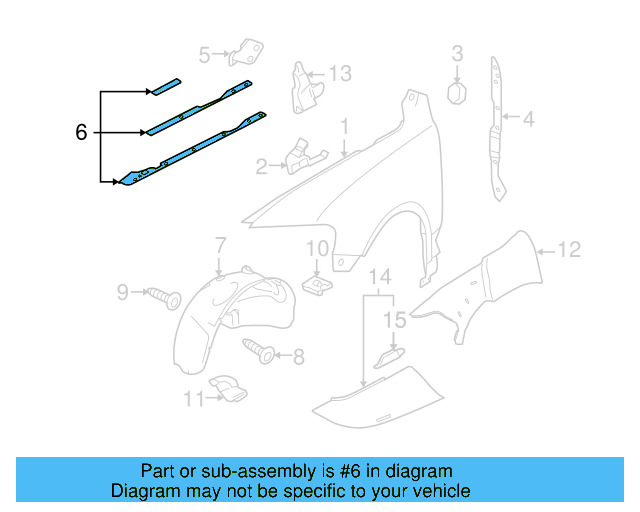 Fender Protection Film 7L6-821-704 - View 3