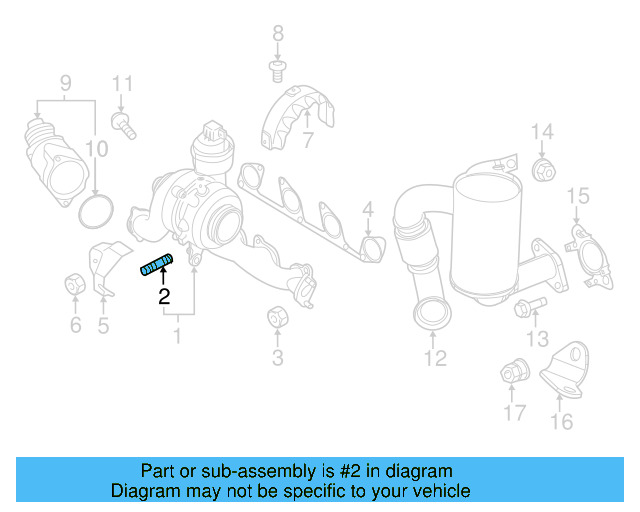 Exhaust Manifold Stud WHT-002-664 - View 25