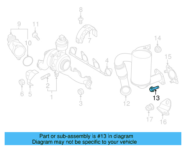 Center Support Bolt N-106-421-03 - View 10
