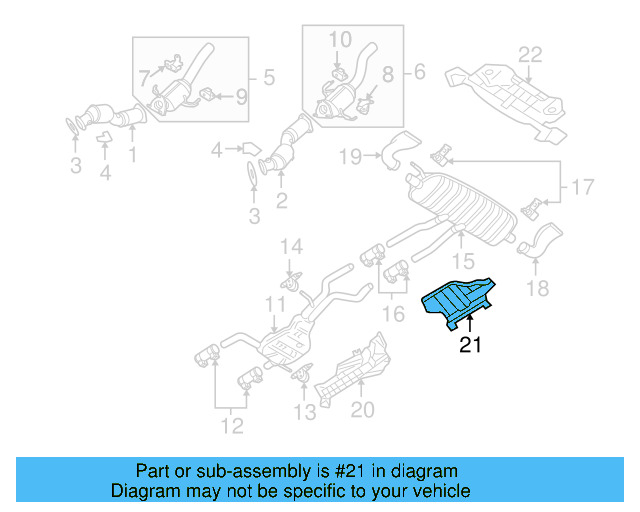 Heat Shield 7L0-825-681-B - View 26