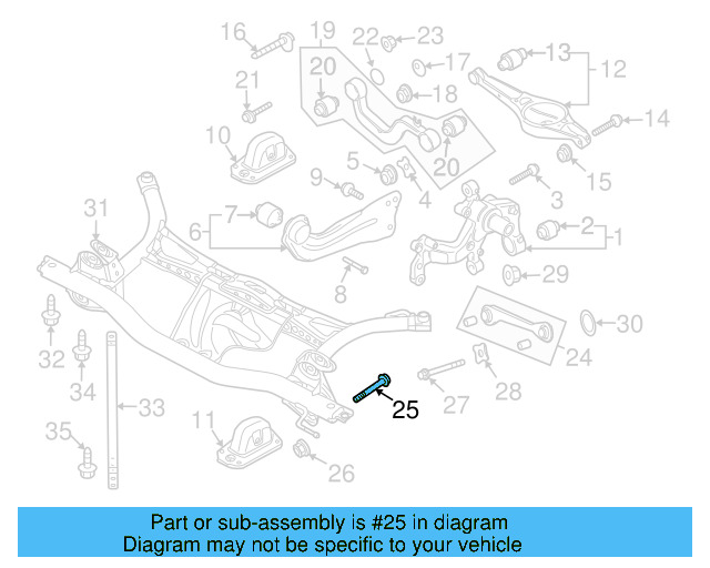 Tie Rod Assembly Mount Bolt N-102-112-02 - View 6