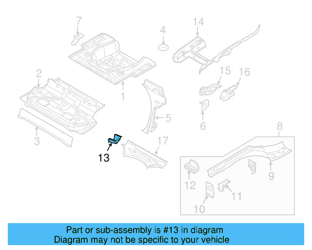 Reinforced Bracket 1K5-804-795 - View 12