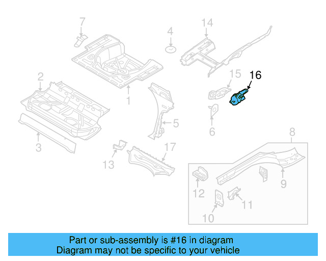 Seat Bracket 1K0-804-094-A - View 29