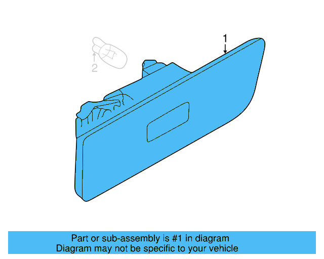 Side Marker Lamp 3B0-945-071 - View 3