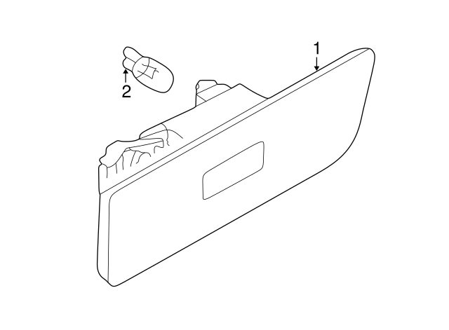 Side Marker Lamp 3B0-945-071 - View 2
