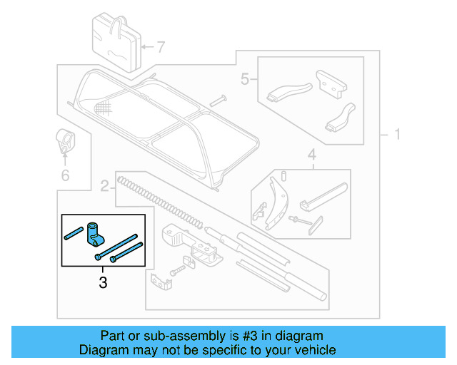 Pivot Assembly 1Q0-898-173-A - View 3