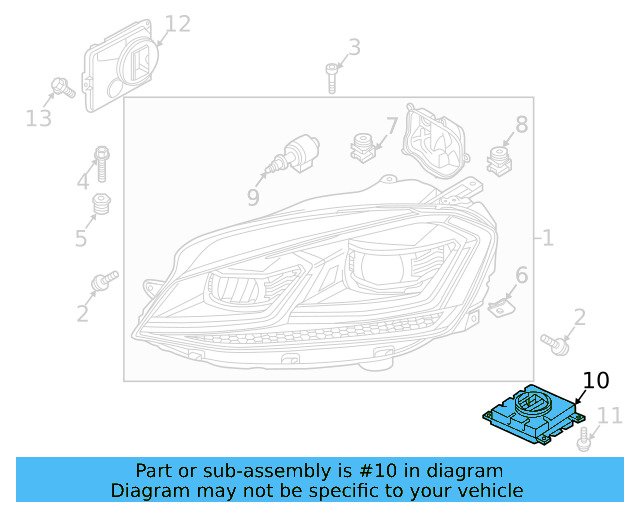 Control Module 8V0-907-399-D