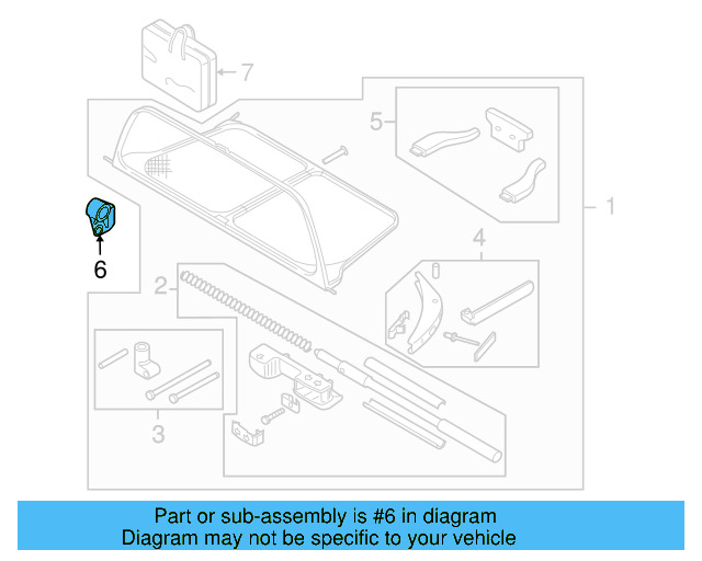 Retainer 1Q0-862-959-A - View 3