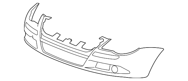 Bumper Cover (Unpainted) 1q0807217agru