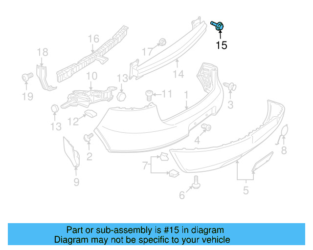 Impact Bar Bolt N-905-818-04 - View 9