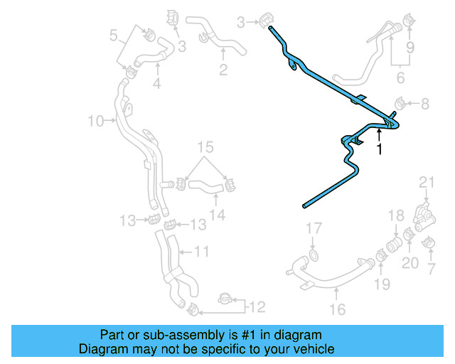 Water Pipe 06J-121-075-D - View 31