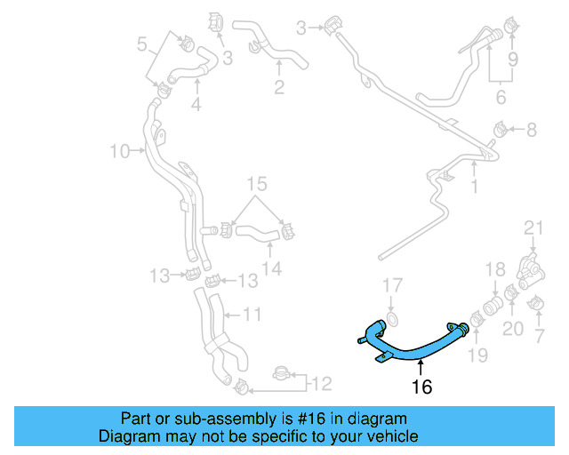 Tube Assembly 1K0-121-070-BD