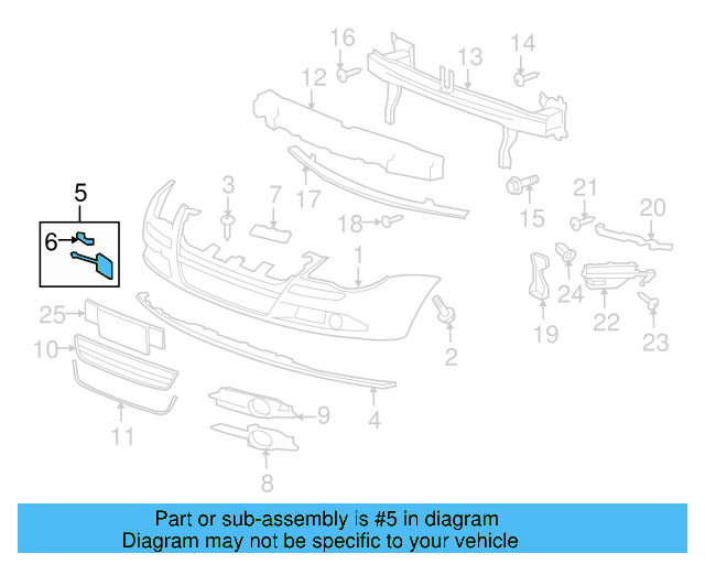 Tow Eye Cap (Unpainted) 1q0807205gru - View 4