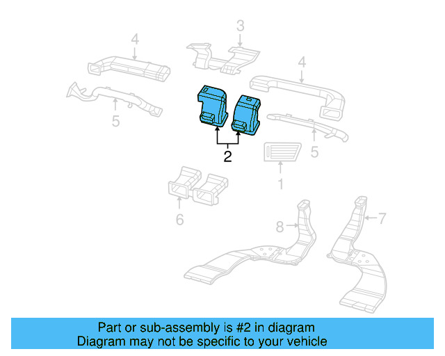 Floor Duct 7B0-819-655 - View 6