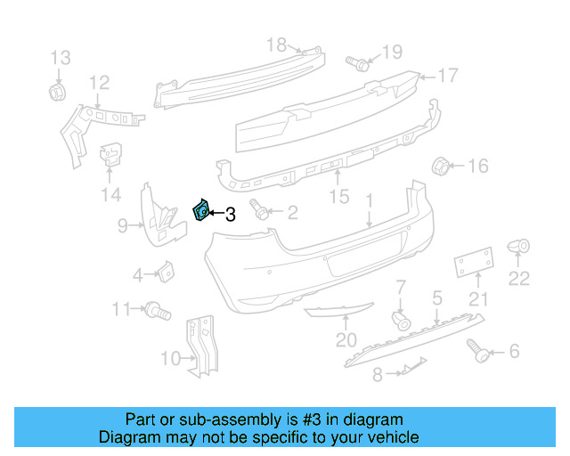 Fender Liner Extension Screw N-103-546-02 - View 153