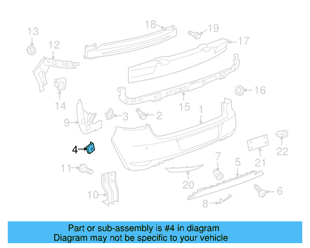 Fender Liner Retainer Nut N-908-338-01 - View 257