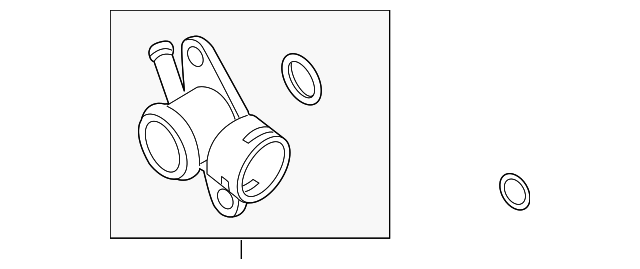 Engine Coolant Outlet Flange 06J-121-132-E
