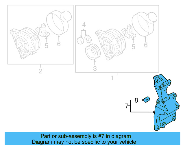Mount Bracket 03L-903-139-D - View 13