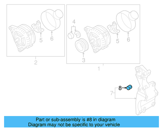Mount Bracket Sleeve 038-103-139-A - View 24
