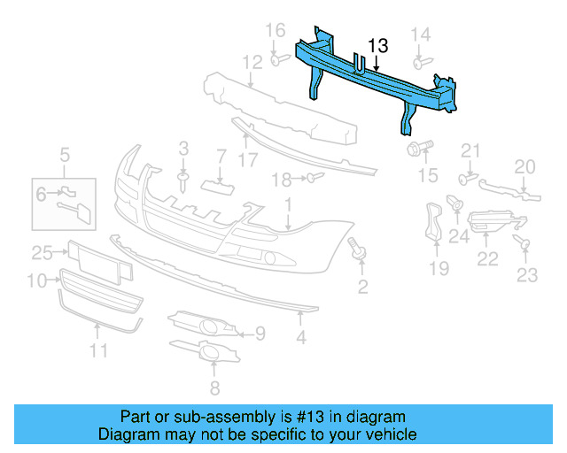 Impact Bar 1Q0-807-109-B - View 5