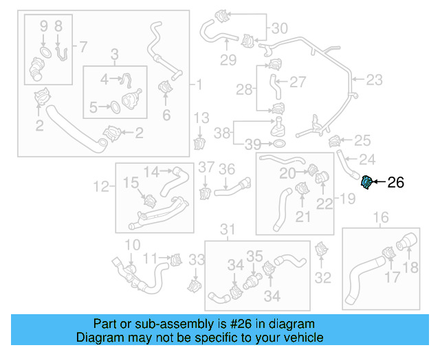 Connector Hose Clamp N-907-020-01
