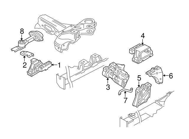 Side Mount Support Plate 1J0-199-358 - View 38