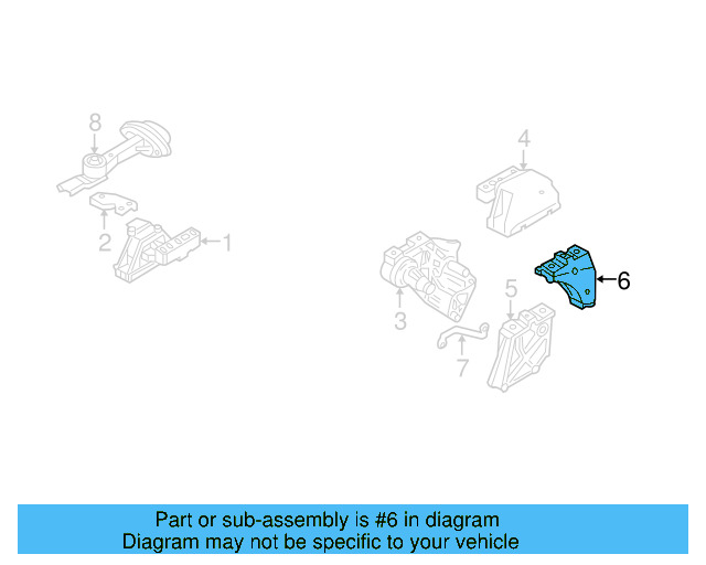 Bracket 1J0-199-117-AG - View 14